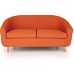 Turin 2 Seater Tub Chair – Orange Orange