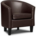 Opus Tub Chair – Brown Brown