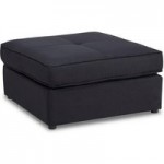 Kendal Footstool Black