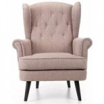 Monroe Wingback Chair Grey