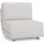 Rita Faux Leather Chair Bed White