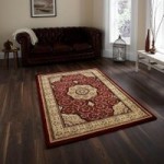 Red Heritage Rug Red