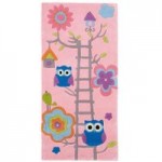 Pink Hong Kong Owl Rug Pink