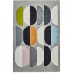 Grey Inaluxe Composition Rug Grey