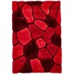 Red Pebbles Noble House Rug Red