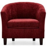 Maxwell Tub Chair – Raspberry Raspberry Red