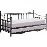 Memphis Black Day Bed with Trundle Black