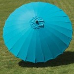 Norfolk Leisure Geisha Aqua 2.7m Parasol Blue
