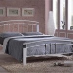Tetras Silver and White Bedstead Silver/White