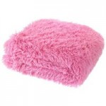 Catherine Lansfield Cuddly Throw Pink