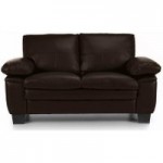 Texas 2 Seater Bonded Leather Sofa Brown