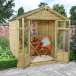 5ft x 7ft Bloxham Summerhouse Natural