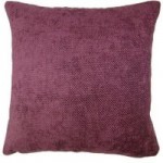 Large Chenille Orlando Plum Cushion Cover Plum Purple