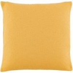 Large Barkweave Ochre Cushion Ochre Yellow