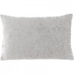 Large Chenille Rectangular Grey Cushion Grey