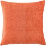 Chenille Large Rust Cushion Rust (Orange)