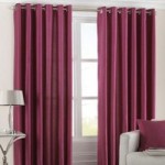 Fiji Fuchsia Eyelet Curtains Pink