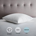 Fogarty White Goose Feather and Down Continental Pillow White