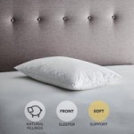 Fogarty Anti-Allergy White Goose Feather and Down Soft-Support Pillow White
