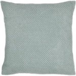 Large Chenille Spot Seafoam Cushion Seafoam (Blue)