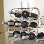 Hahn Pisa Chrome 12 Bottle Wine Rack Chrome (Silver)