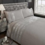 Rapport Home Carly Grey Duvet Cover and Pillowcase Set Grey