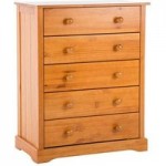 Baltic 5 Drawer Chest Natural
