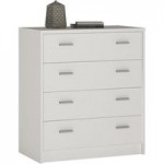 Pearl 4 Drawer Chest White