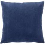 Velour Indigo Cushion Indigo (Blue)