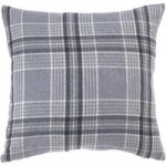 Blakeney Grey Check Cushion Grey