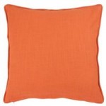 Orange Casual Slub Cushion Orange