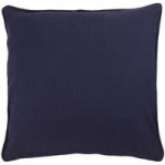 Large Blue Casual Slub Cushion Blue