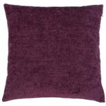 Large Chenille Purple Cushion Purple