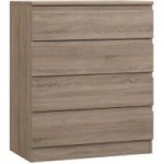 Avenue 4 Drawer Chest Brown