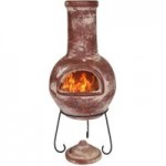 Gardeco Colima Large Red Chiminea Sunset (Red)