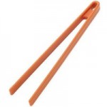 Spectrum Silicone Orange Food Tongs Orange