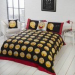 Rapport Home Icons Duvet Cover and Pillowcase Set Yellow/Black
