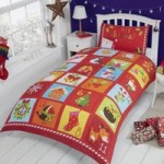 Rapport Home Advent Duvet Cover and Pillowcase Set Multi-Coloured