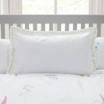 Spring Meadow Embroidered Oxford Pillowcase White