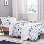 Bianca Cotton Space 100% Cotton Duvet Cover and Pillowcase Set Navy (Blue)