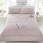Rapport Home Pink Wish Upon A Star Duvet Cover and Pillowcase Set Pink