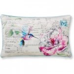 Heavenly Hummingbird Cushion White/Pink/Blue