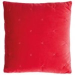 Red Velvet Cushion Red