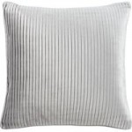 5A Fifth Avenue Grey Velvet Pleat Cushion Grey