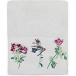 Botanical Meadow White Hand Towel White