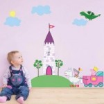 Stickerscape Princess Peppa Pig Wall Stickers Pack MultiColoured