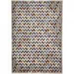 Think 16th Avenue 36A MultiColoured Rug Grey, Blue, Green and Brown