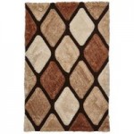 Think Noble House 9247 Beige and Brown Rug Brown