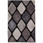 Think Noble House 9247 Black and Grey Rug Grey