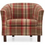 Balmoral Tub Chair -Red Red